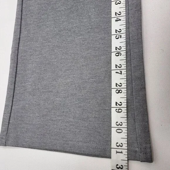 IChosy Women's Casual Dress Pants High Waist Pull Up Size 12 Gray Barely Bootcut - Picture 10 of 10